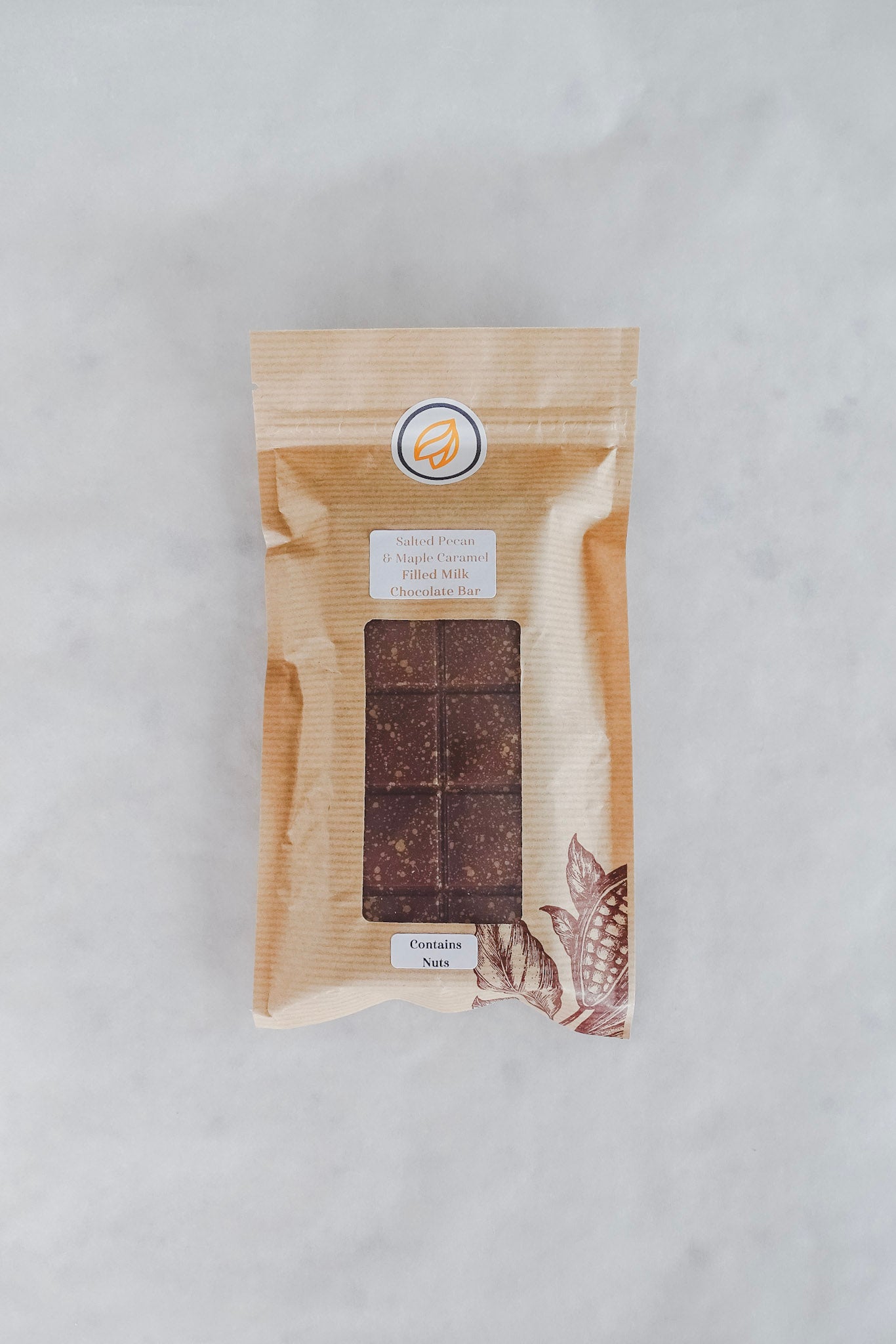 *Award Winning Recipe* Salted Pecan Praline and Maple Caramel Filled Bar