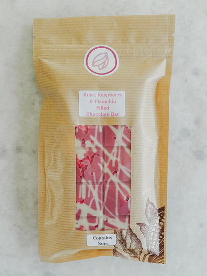 NEW: Limited Edition - Rose, Raspberry & Pistachio Filled Bar