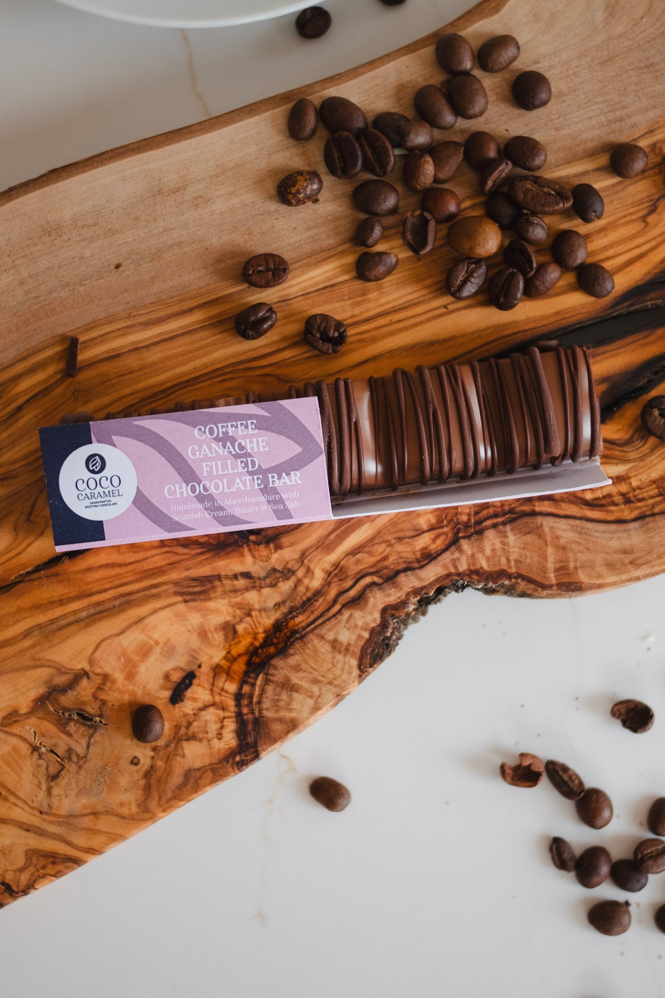 Coffee Ganache Filled Chocolate Bar