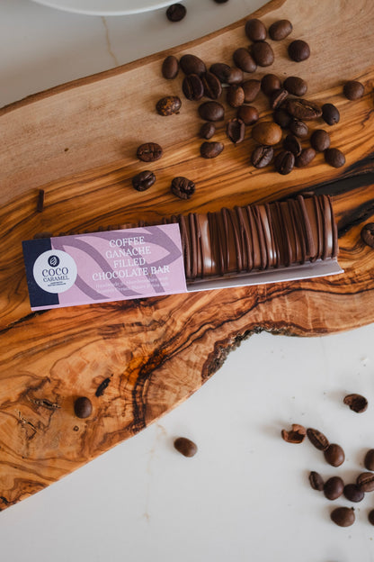 Coffee Ganache Filled Chocolate Bar