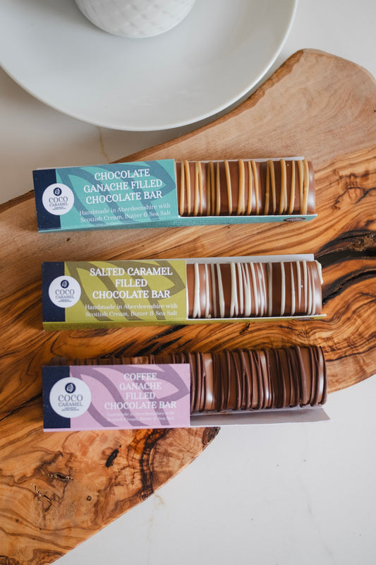 Chocolate Ganache Filled Chocolate Bar