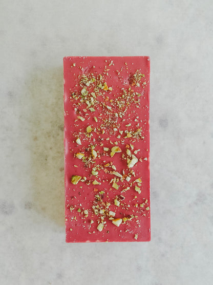 NEW: Limited Edition - Rose, Raspberry & Pistachio Filled Bar