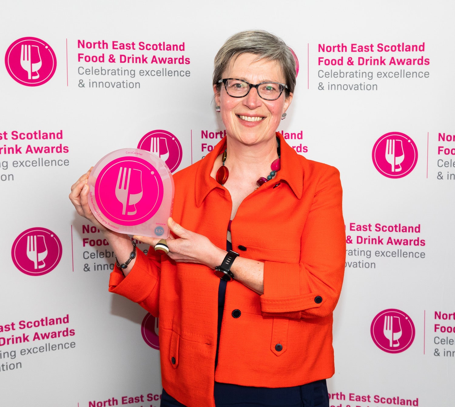 Helen with our award