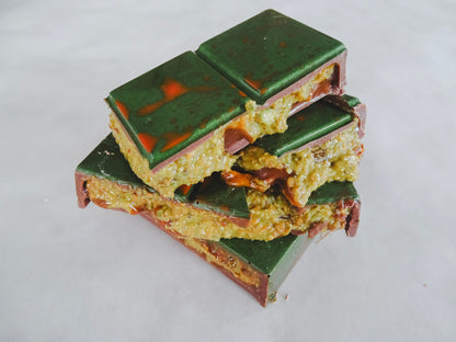 Pistachio and Caramel Filled Bar