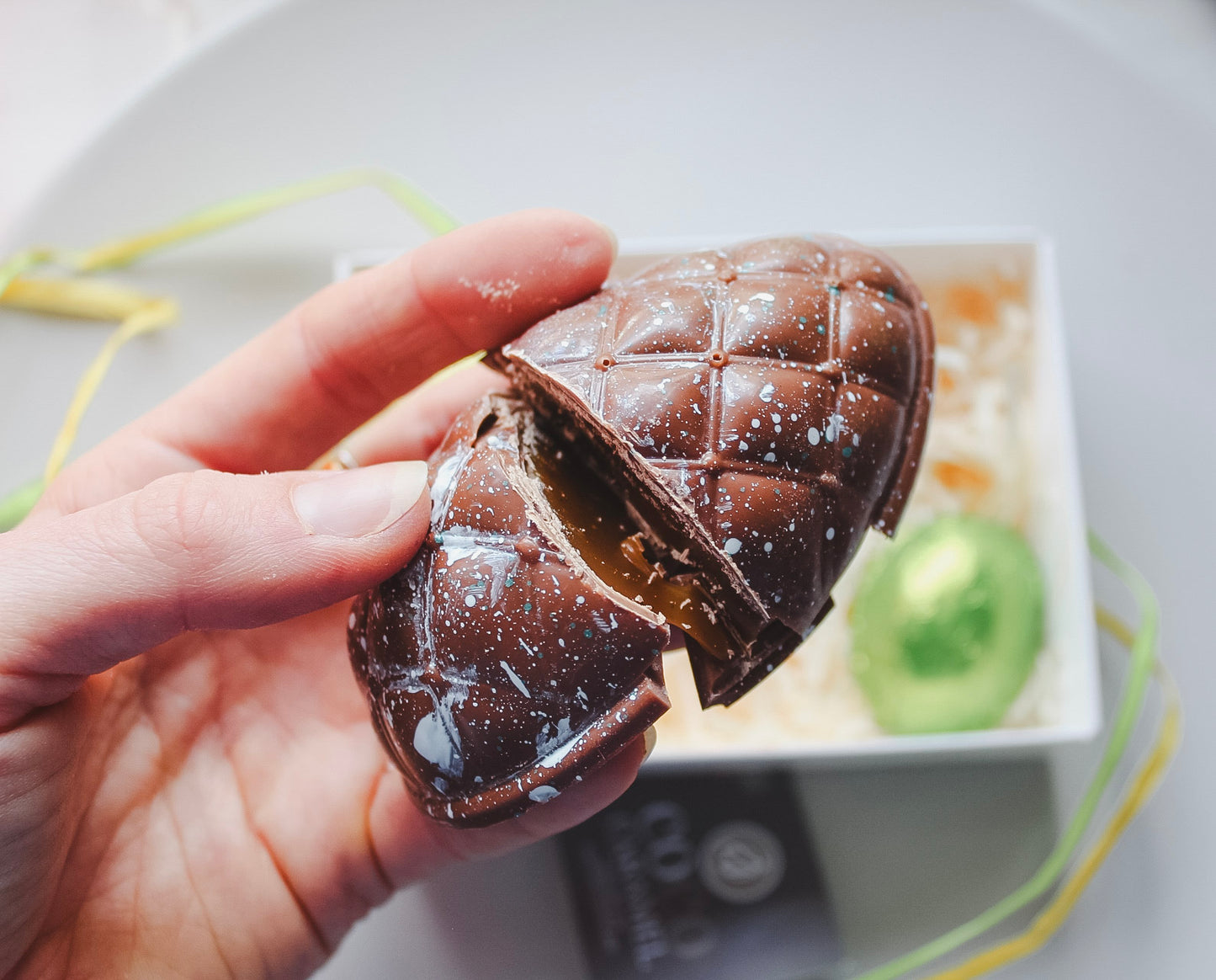 Salted Caramel Filled Easter Egg