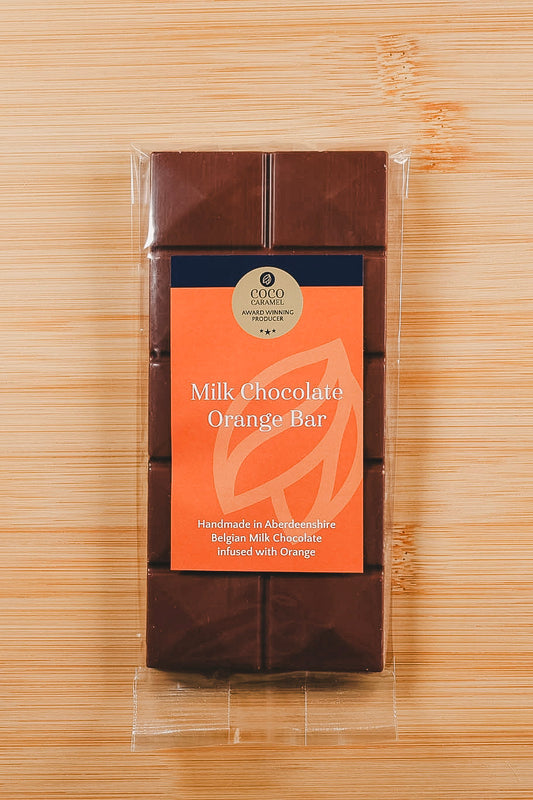 Milk Chocolate & Orange 90g Bar
